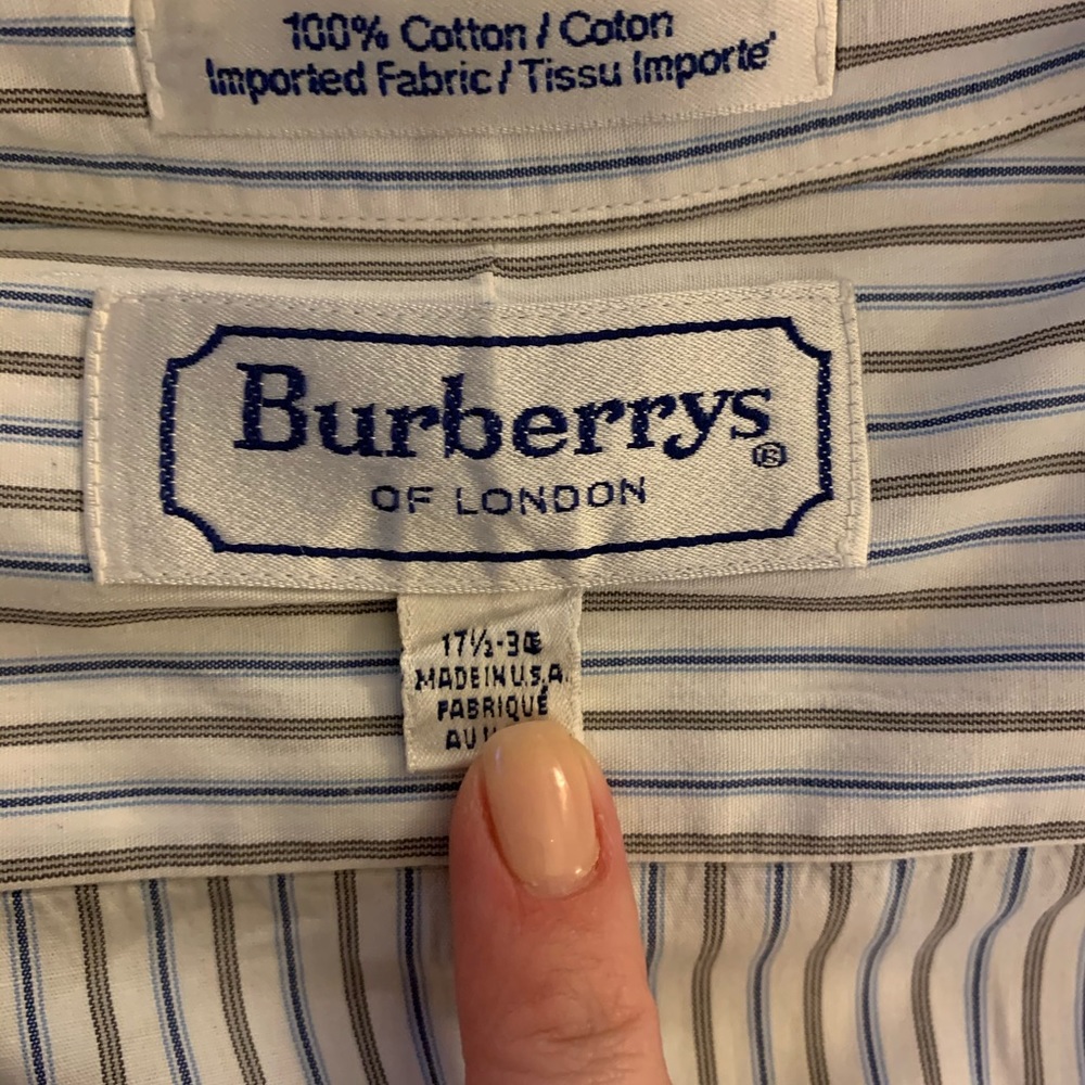 EUC | Burberry of London Men’s Dress Shirt - Picture 5 of 9